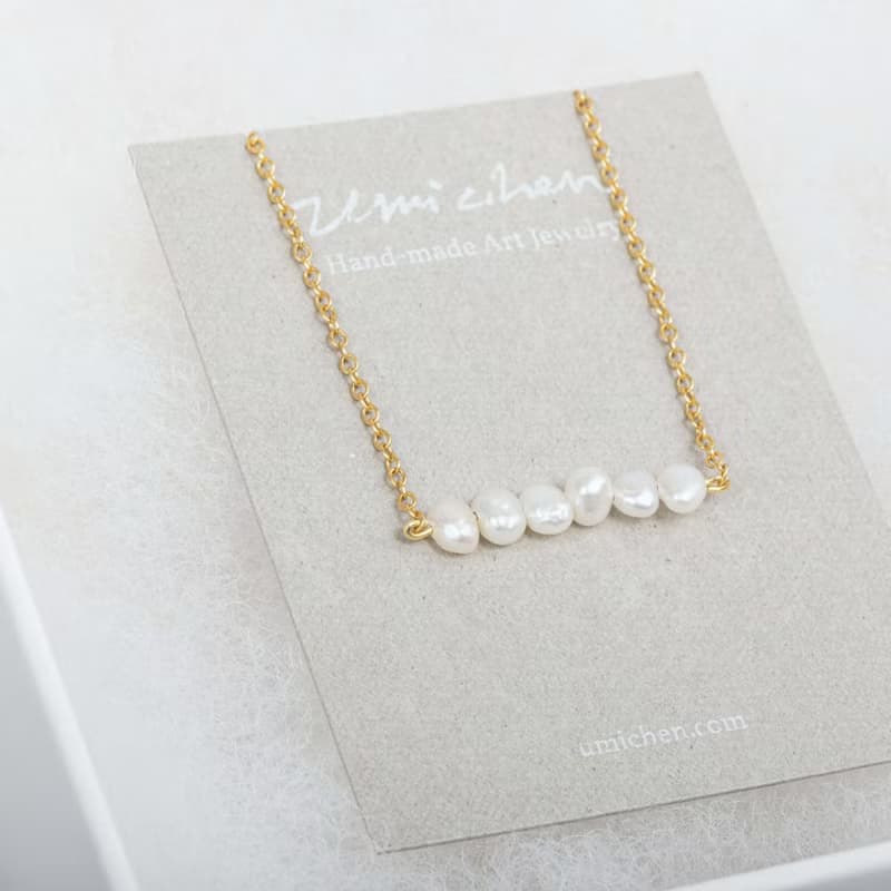 Balance 衡 淡水珍珠手鍊 金色 18K鍍金
