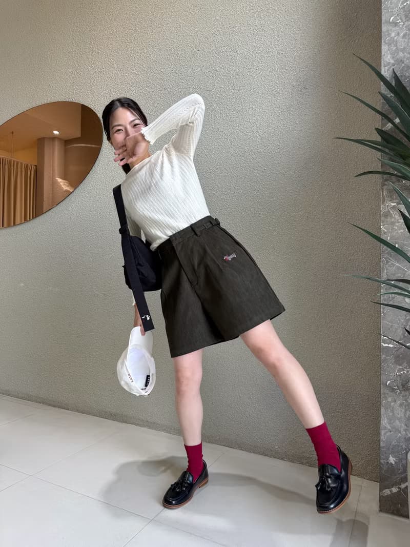 短裤Shorts : 绿色牛仔布 (Green Denim) : 腊肠犬Dachshund