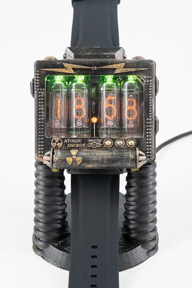 Nixie Tube Watch IN-16 with chronograph