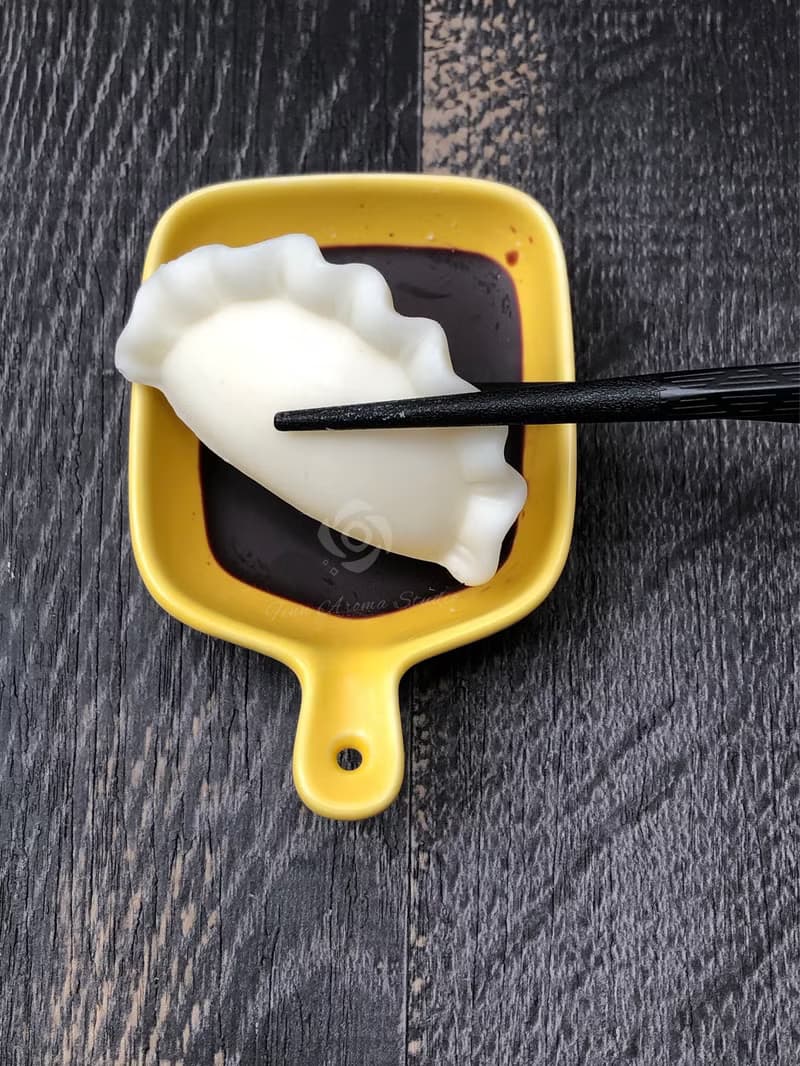 招財元寶水餃手工皂|仿真食物 附碟沾醬