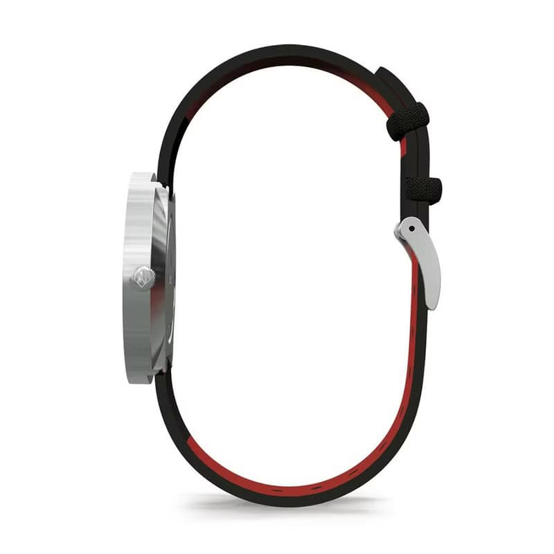 Newgate-DRUMLINE-經典銀-義大利皮革錶帶-40mm