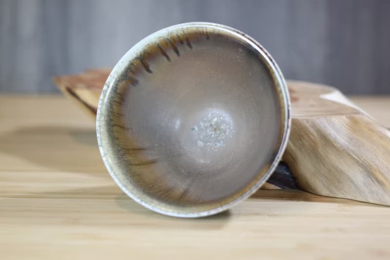【送禮好物】120ml 天目釉 柴燒茶杯 鶯歌名家葉敏祥手工作品