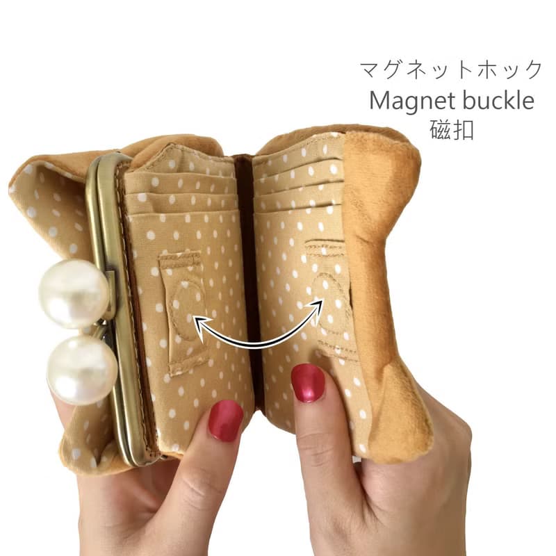 橘貓夫人短夾 錢包 多功能小廢包 皮夾 手作銀包