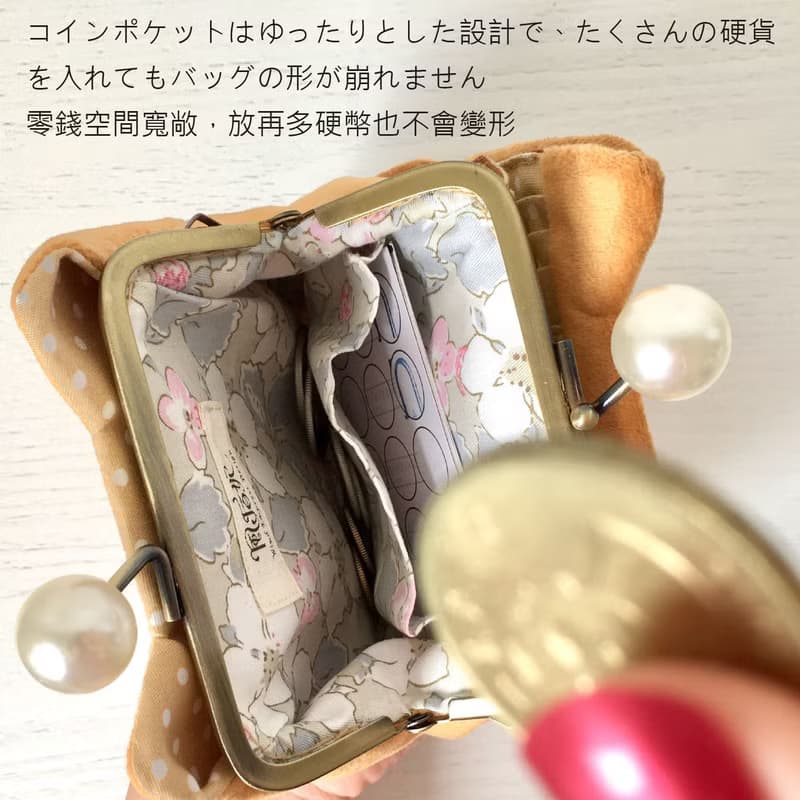 橘貓夫人短夾 錢包 多功能小廢包 皮夾 手作銀包