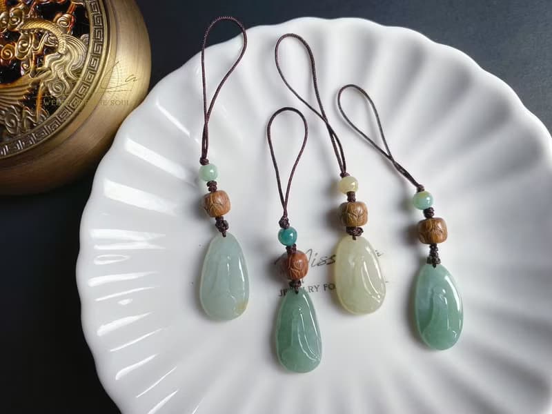 天然緬甸玉 翡翠 禪 悟道 平安健康 包掛 禮物 無相佛 長輩禮