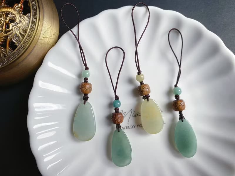 天然緬甸玉 翡翠 禪 悟道 平安健康 包掛 禮物 無相佛 長輩禮