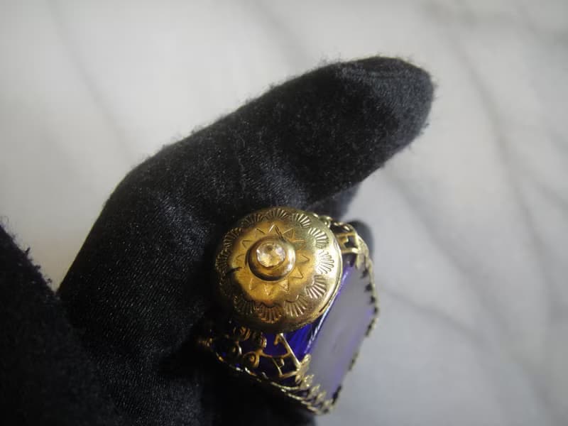 【老時光 OLD-TIME】早期二手捷克精緻手工製作隨身香水瓶(鄭
