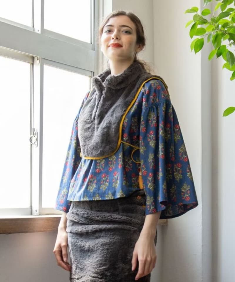 【熱門預購】保暖立領毛絨圍巾 (2色) IPF-5301