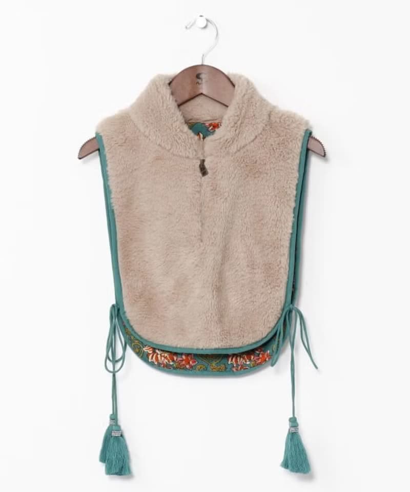 【熱門預購】保暖立領毛絨圍巾 (2色) IPF-5301