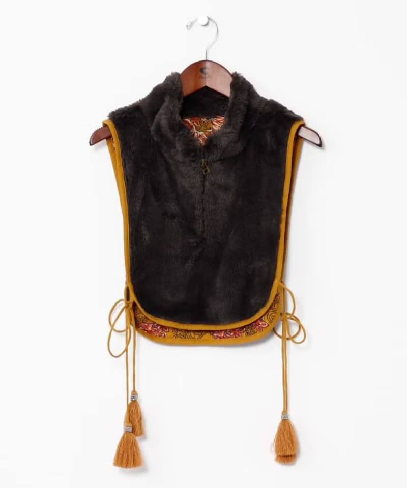 【熱門預購】保暖立領毛絨圍巾 (2色) IPF-5301