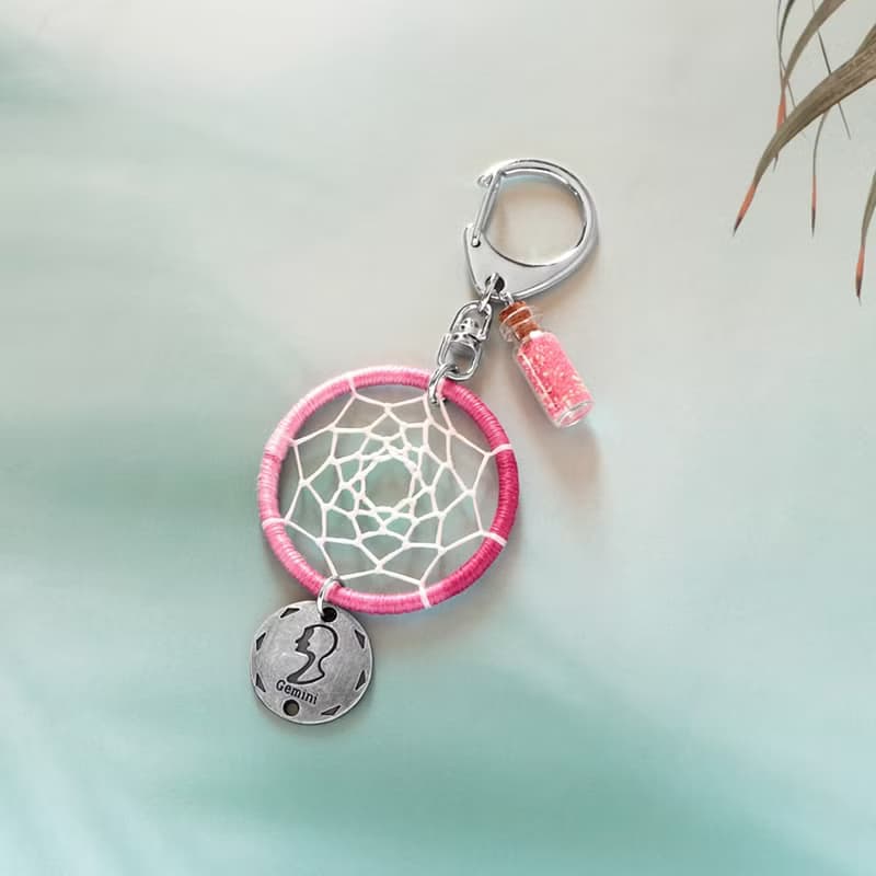 【限量】星座系丨雙子座 畢業禮物 Handmade 捕夢網吊飾 鑰匙扣