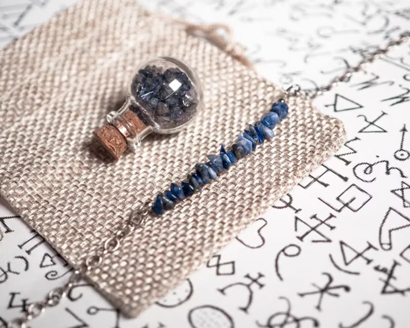Sodalite Bracelet, 925 Silver, Aquarius stone, Libra gem, symbol of freedom