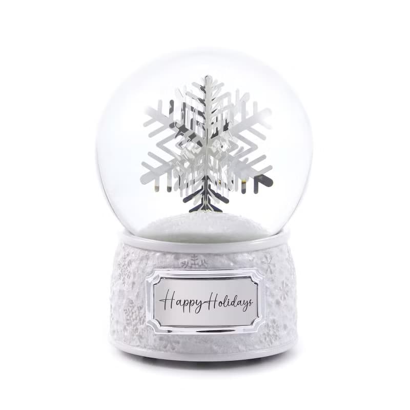 雪花 水晶球音樂盒 水晶球音樂盒 情人生日聖誕交換禮物療癒紓壓