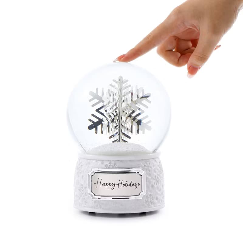 雪花 水晶球音樂盒 水晶球音樂盒 情人生日聖誕交換禮物療癒紓壓