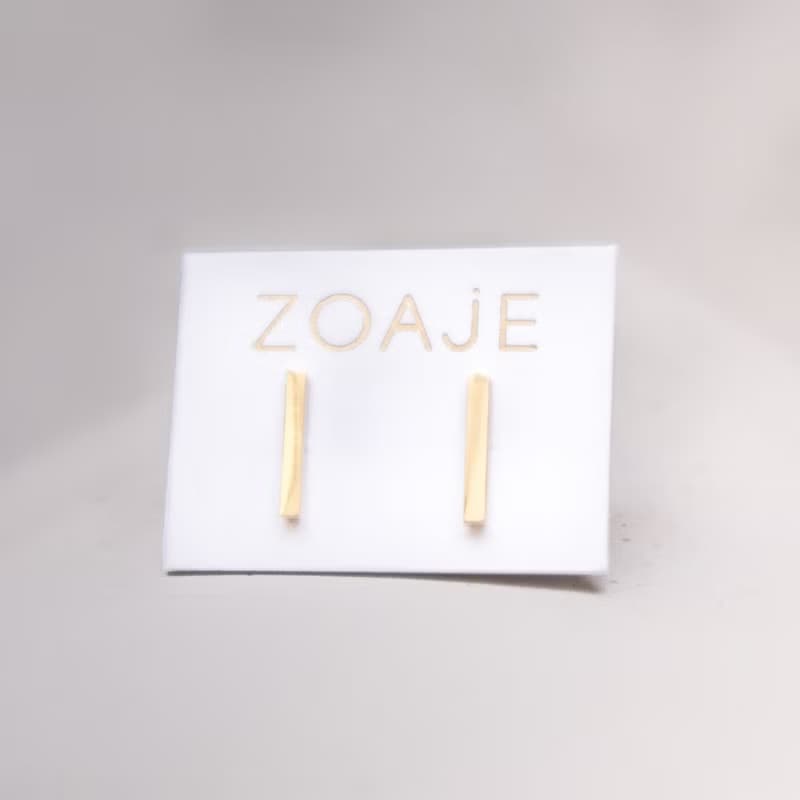 Zoaje KENYA 耳釘耳飾 14k純金黃金 迷你款 極簡 基礎百搭款 精緻