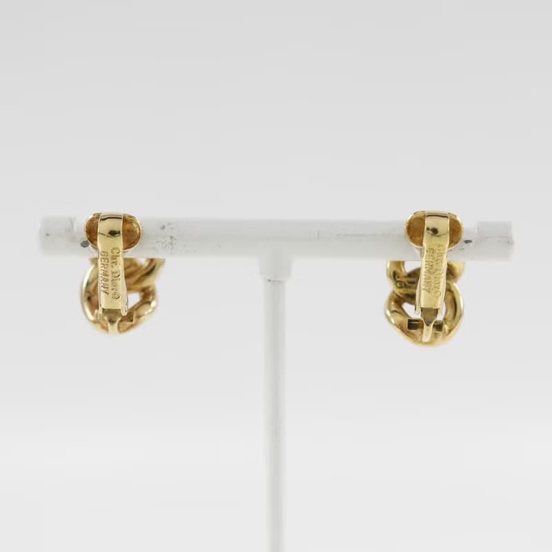 【日本直送】クリスチャンディオール Dior イヤリング ヴィンテージ 金メッキ 約5.2g レディース【中古】