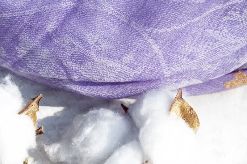 喀什米爾Cashmere 編織羊絨圍巾 純羊毛圍巾披巾 戒指絨披肩-花朵