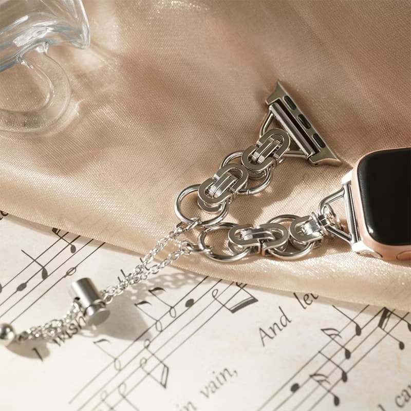 Apple watch - 蹄形珠寶鍊  蘋果錶帶