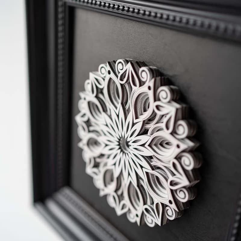 梯木疊雕-福佑之花|玄關客廳餐廳裝飾畫藝術喬掛畫擺遷禮品