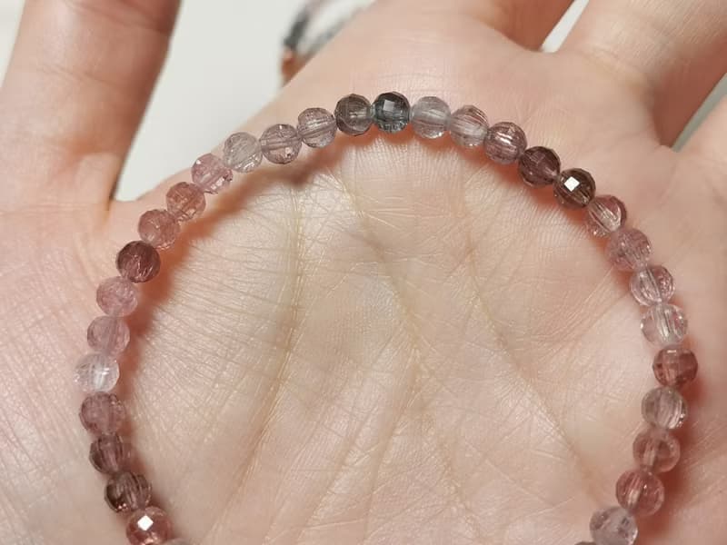 彩色尖晶石/刻角/高透度/4.5mm單圈/3.5mm雙圈-手珠/手串/手鍊