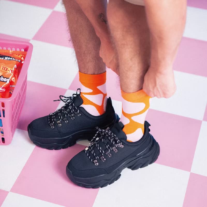 EAT MY SOCKS  / 襪子 / 快餐系列 / 玉米片 造型 潮流 時尚