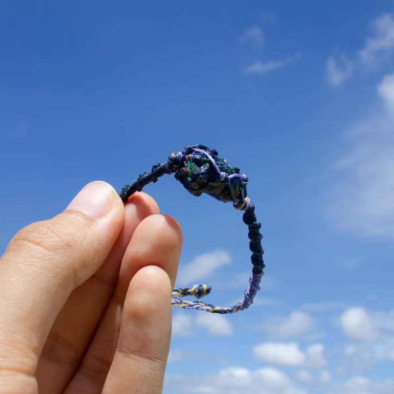 孔雀石編織手鍊 禮物 禮品 手環 能量石