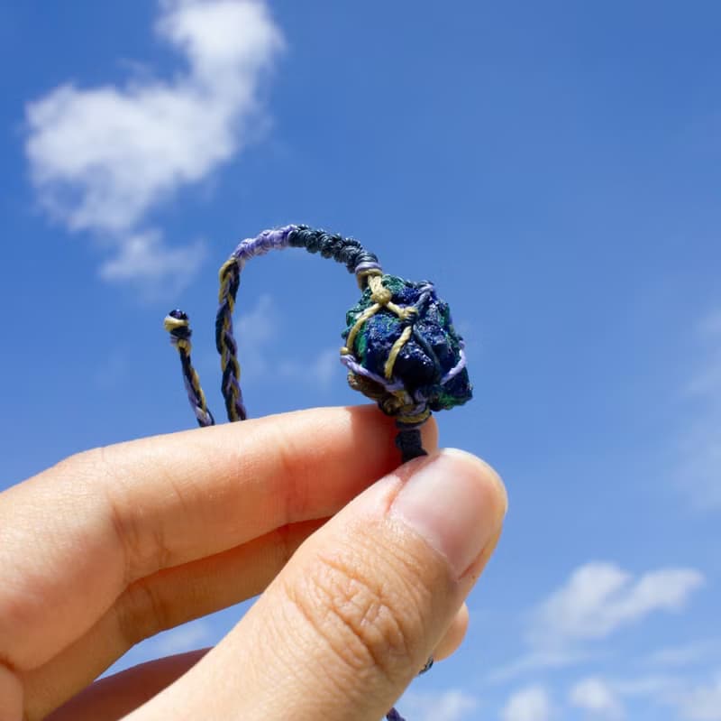 孔雀石編織手鍊 禮物 禮品 手環 能量石