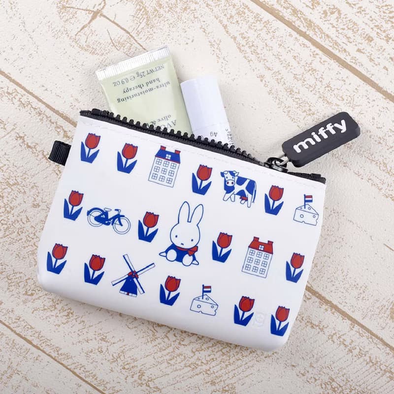 miffy 米飛兔65週年限定 矽膠收納包/口金包