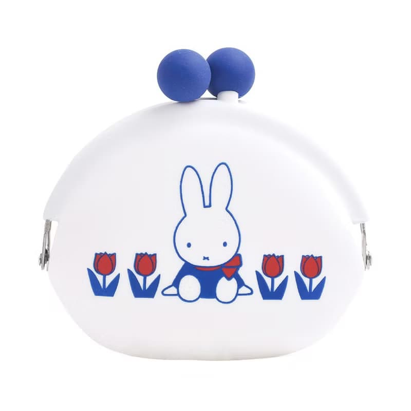 miffy 米飛兔65週年限定 矽膠收納包/口金包