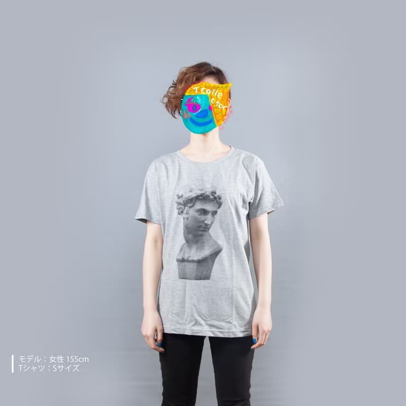 美大生へのギフトに。石膏 ジュリアン Tシャツ　ユニセックスXS〜XLサイズ　Tcollector