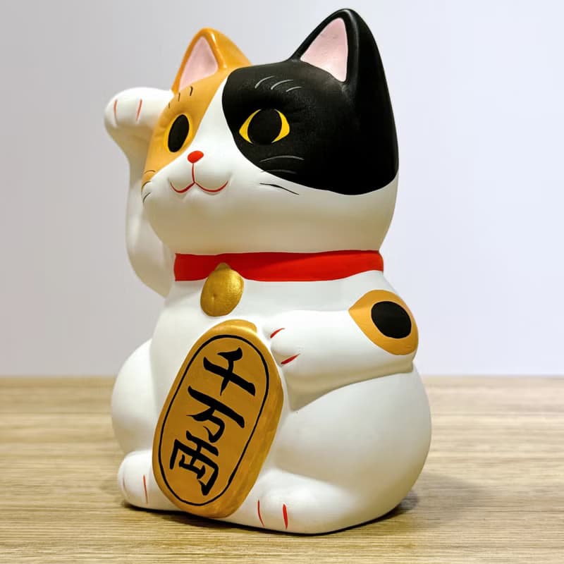 【三毛招福】日本谷中堂招財貓 | 小判 三毛