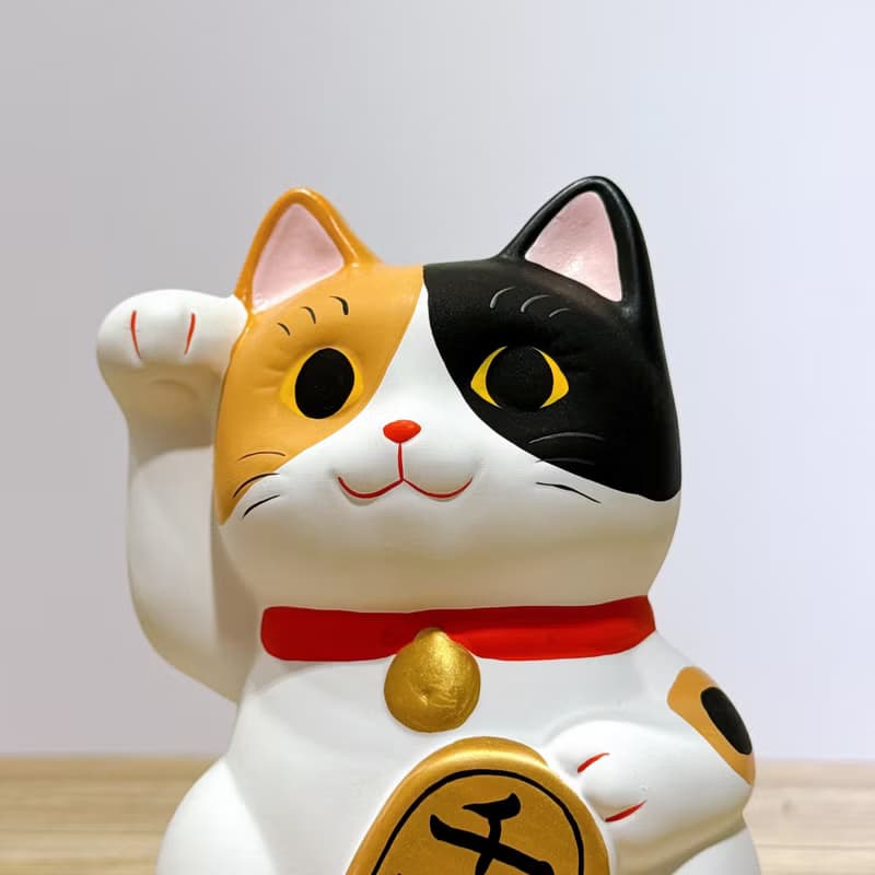 【三毛招福】日本谷中堂招財貓 | 小判 三毛
