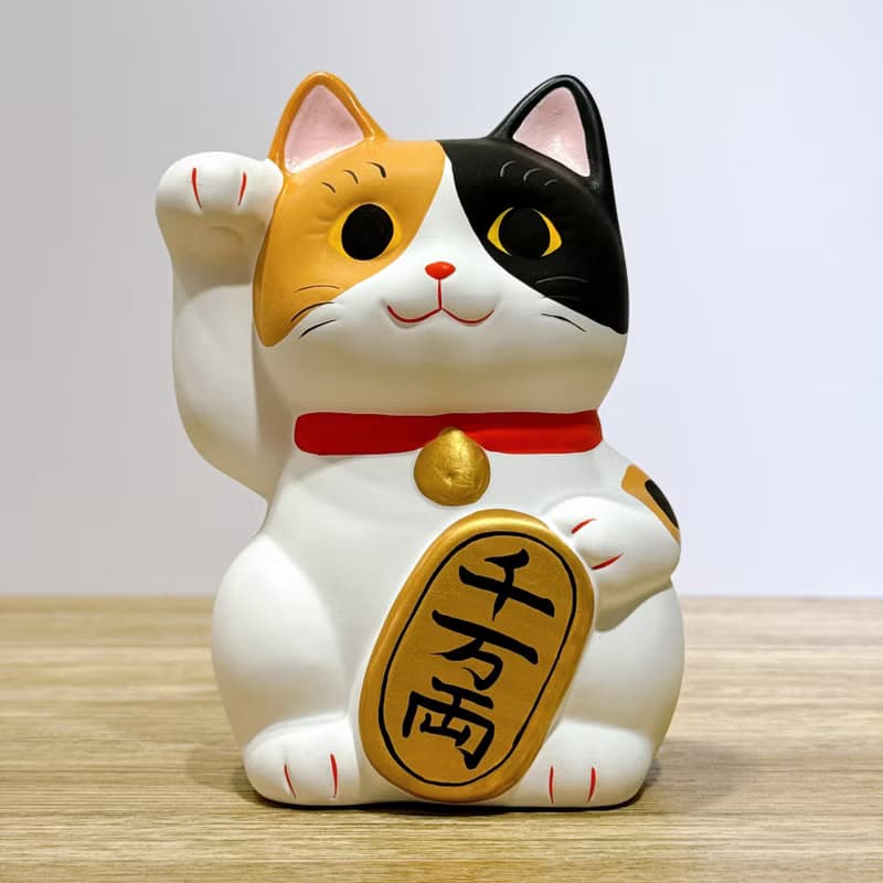 【三毛招福】日本谷中堂招財貓 | 小判 三毛