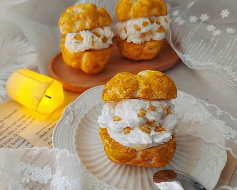 泡芙做法大揭秘 杏仁粒奶油泡芙手工皂