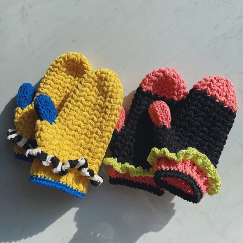 母親節禮盒 鉤織可愛手套2025 母親節 母親節