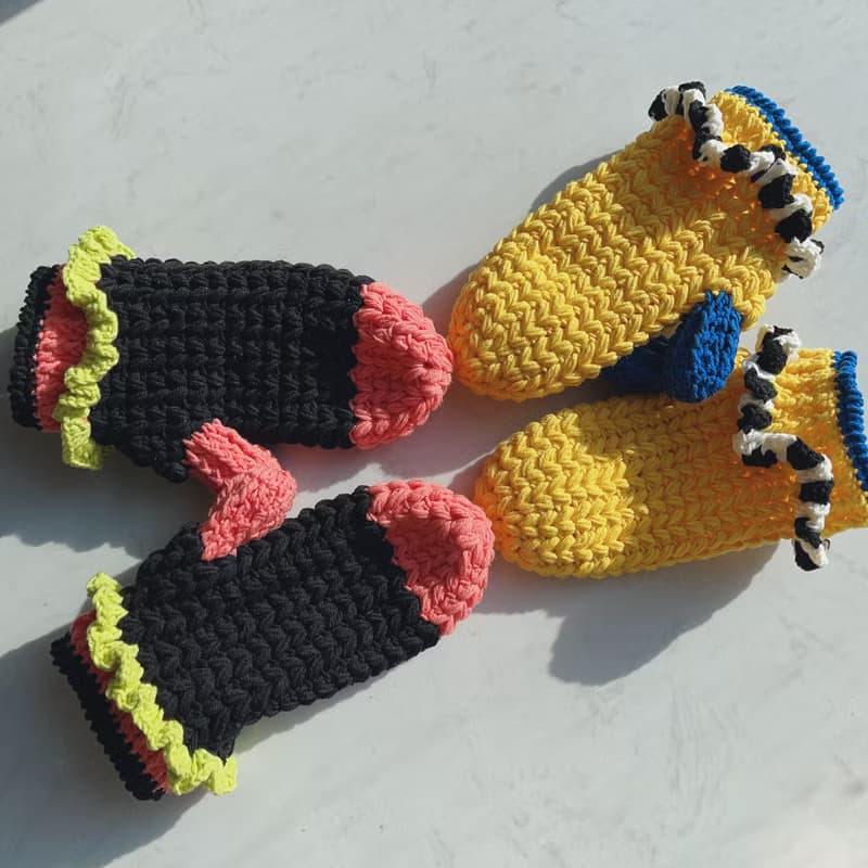 母親節禮盒 鉤織可愛手套2025 母親節 母親節