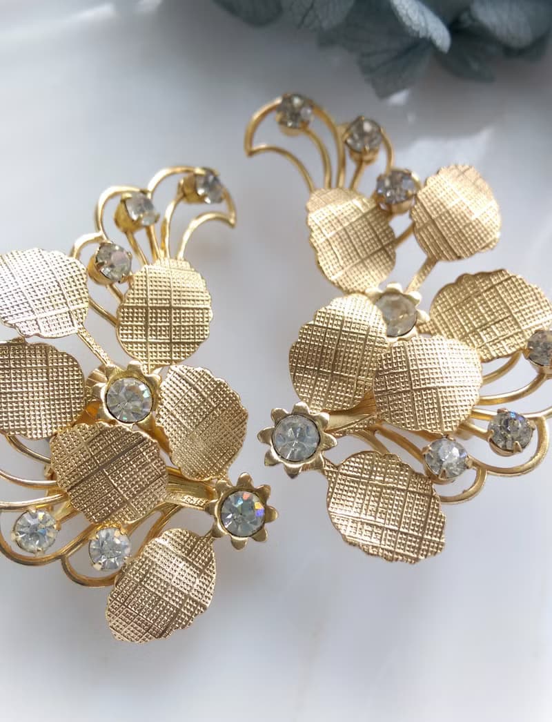 Vintage Jewelry 西洋古董飾品 Sarah Cov Tantalizing 夾式耳環