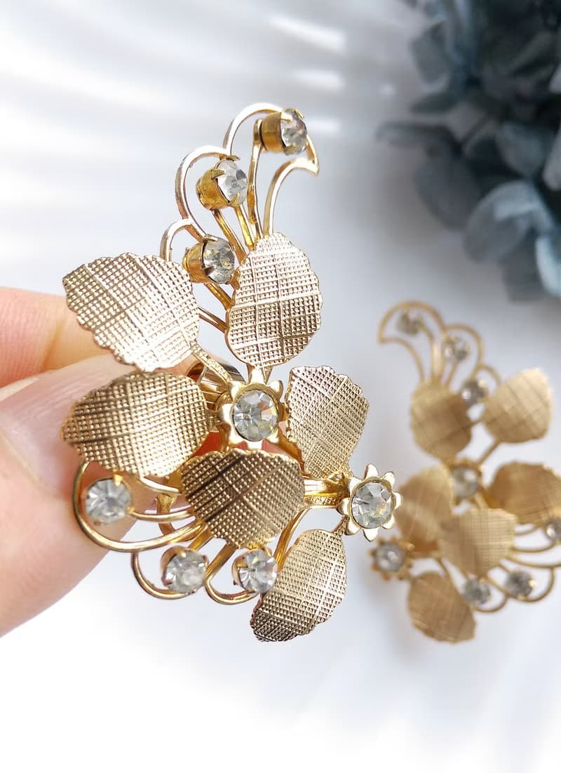 Vintage Jewelry 西洋古董飾品 Sarah Cov Tantalizing 夾式耳環