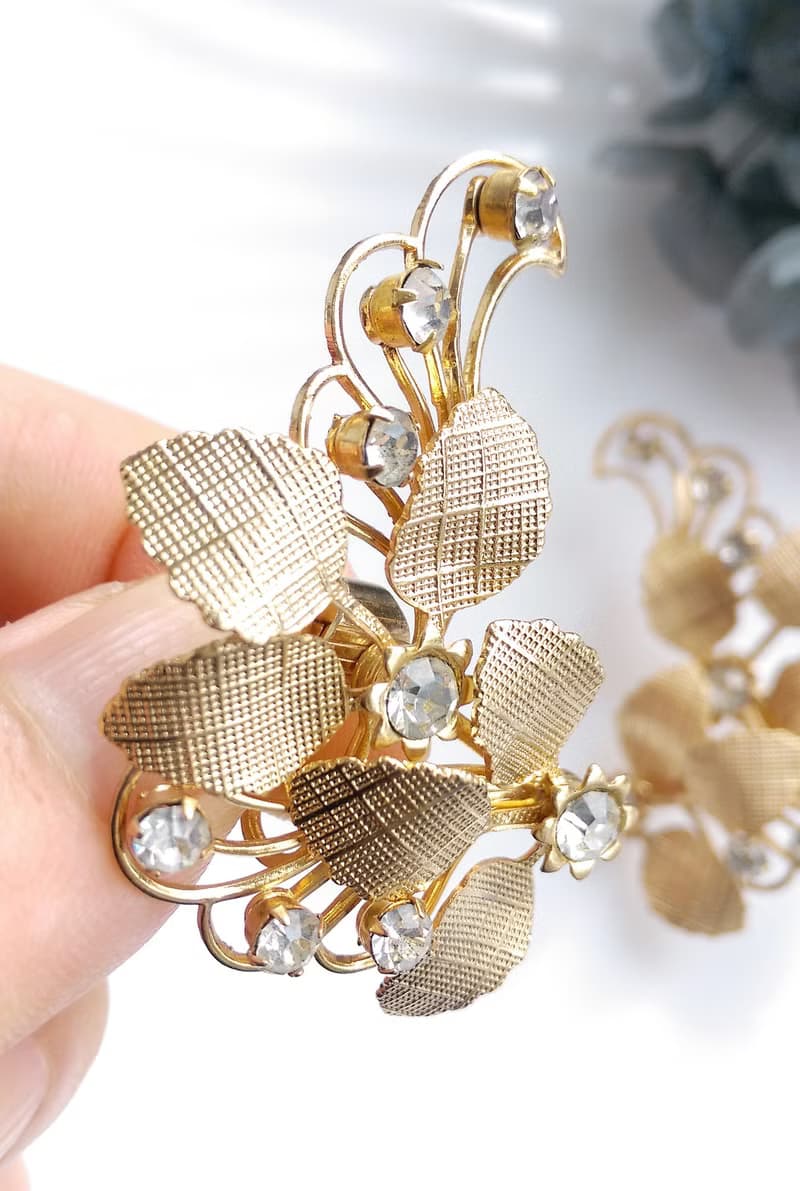 Vintage Jewelry 西洋古董飾品 Sarah Cov Tantalizing 夾式耳環