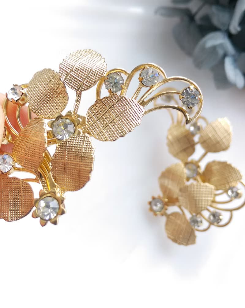 Vintage Jewelry 西洋古董飾品 Sarah Cov Tantalizing 夾式耳環