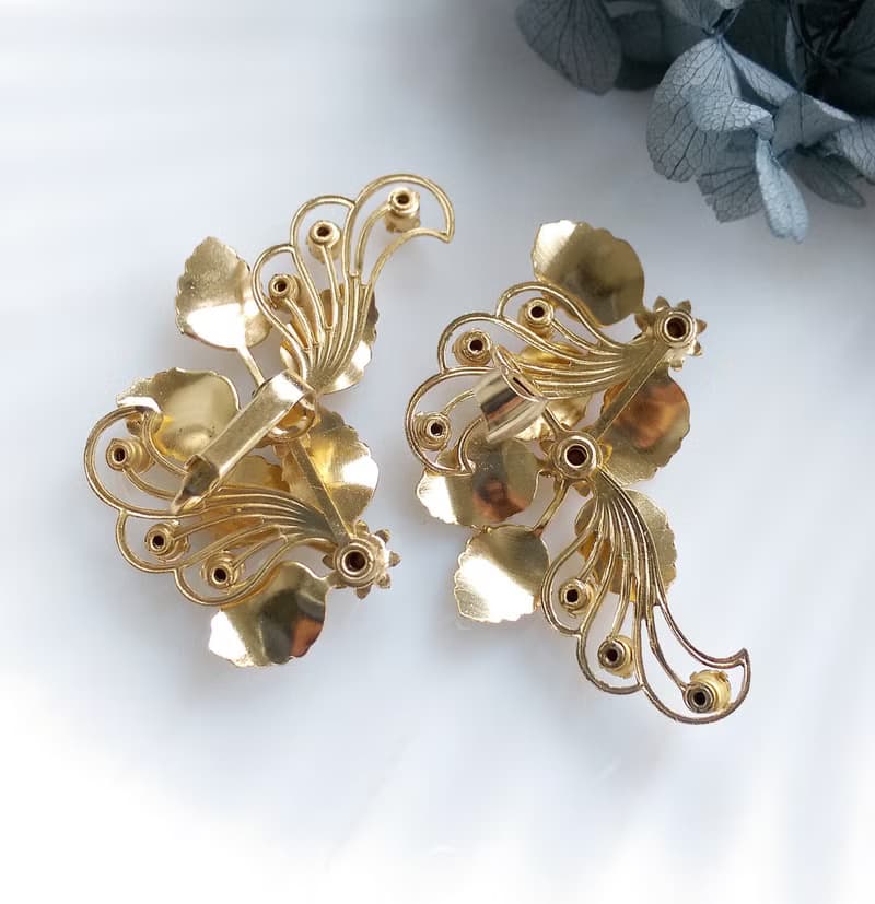 Vintage Jewelry 西洋古董飾品 Sarah Cov Tantalizing 夾式耳環