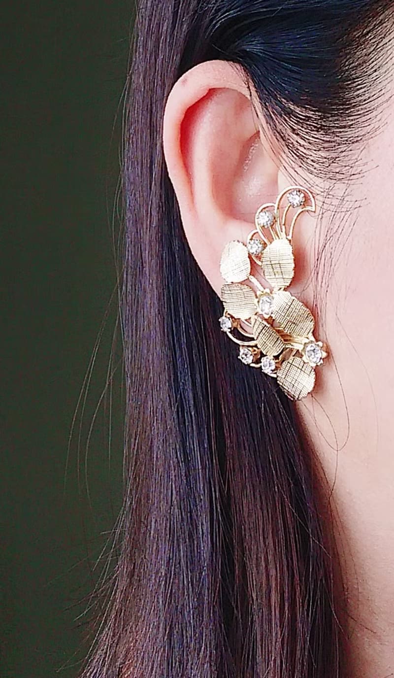 Vintage Jewelry 西洋古董飾品 Sarah Cov Tantalizing 夾式耳環