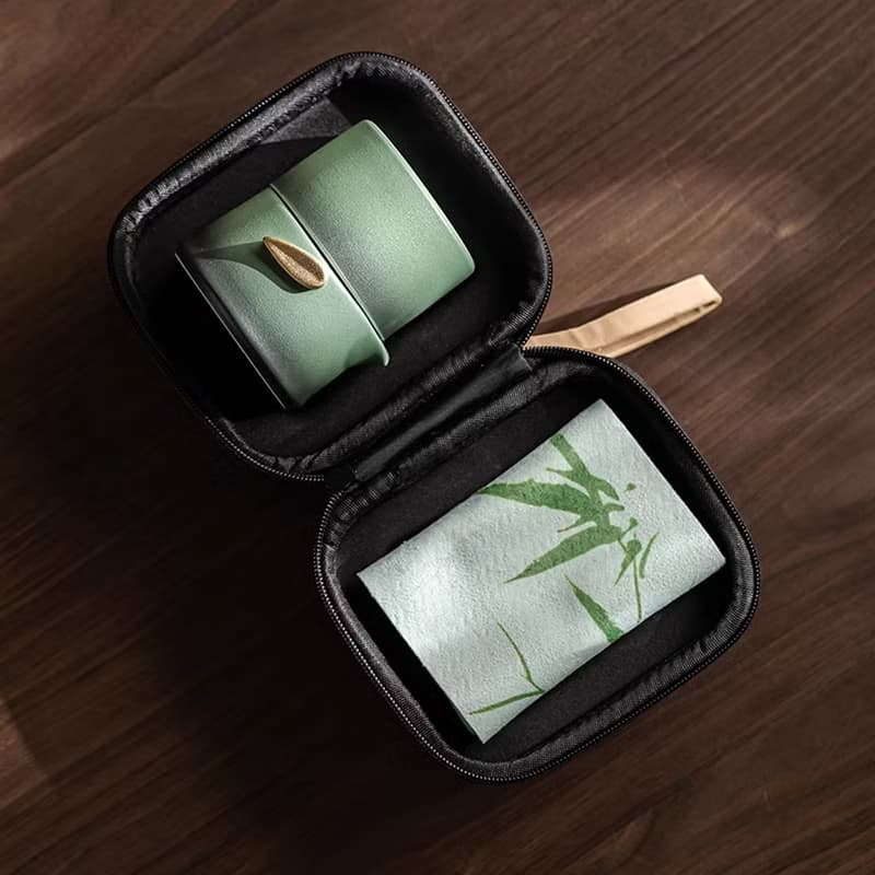 北京故宮博物院 節節高升旅行茶具