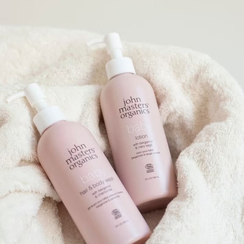 John Masters Organics 佛手柑鼠尾草嬰兒乳液 236ml