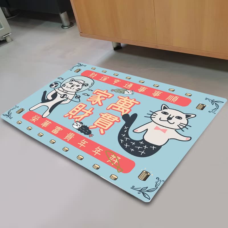【訂製】地毯/仿羊絨/貓