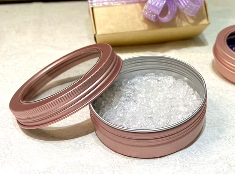玫瑰金水晶消磁盒 l 淨化 • 消磁水晶 l 原礦 l 辦公室療癒