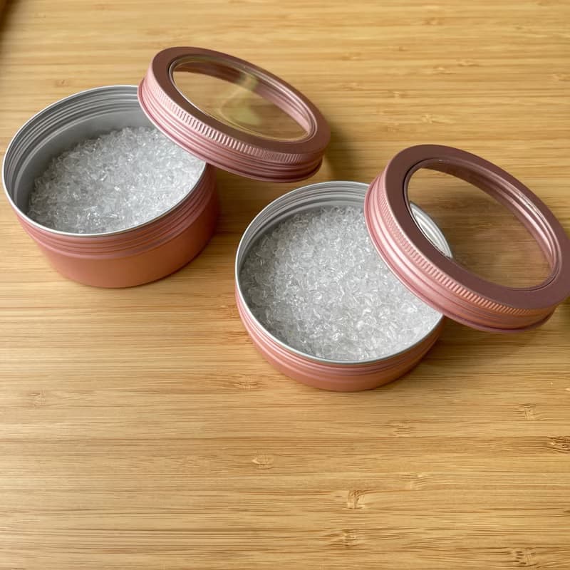 玫瑰金水晶消磁盒 l 淨化 • 消磁水晶 l 原礦 l 辦公室療癒