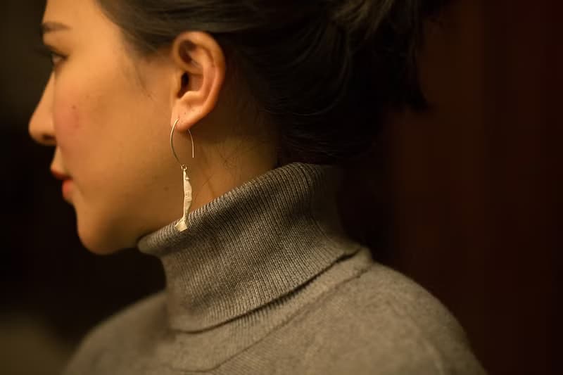 Origamini 小摺學 手工釣魚耳環 純銀 Fishing Earrings Silver