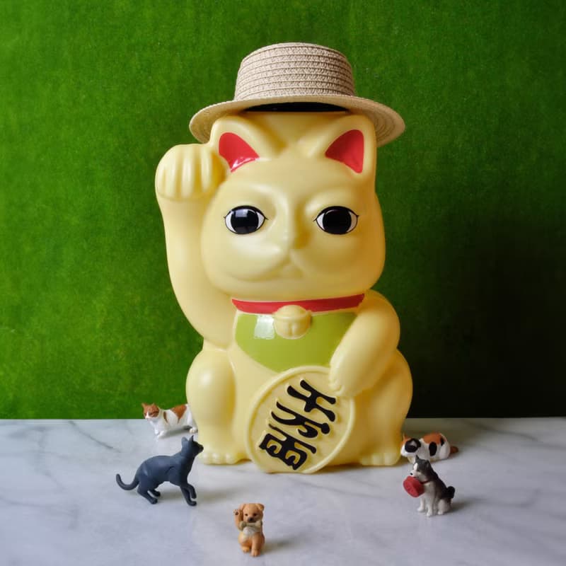 招財貓儲物罐 飼料罐 儲存罐 2kg/2L容量 禮物 生日禮物 飼料