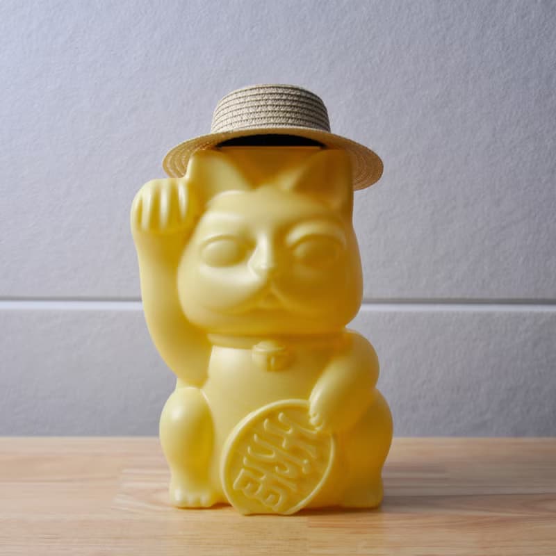 招財貓儲物罐 飼料罐 儲存罐 2kg/2L容量 禮物 生日禮物 飼料